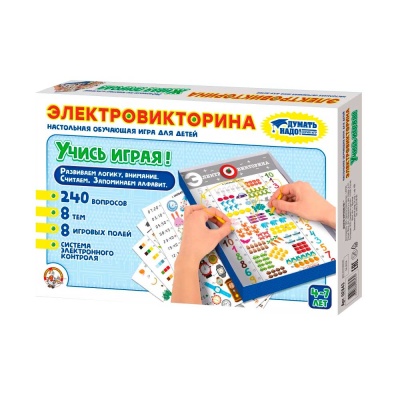 Игра настольная Электровикторина Учись играя Десятое королевство 02843